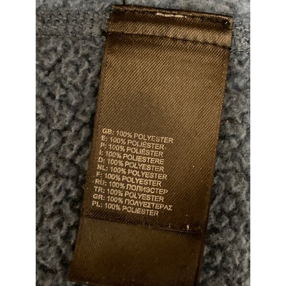 The North Face Crescent Women's Blue Fleece Full-Zip Hooded Hoodie Jacket Size S - Picture 6 of 6